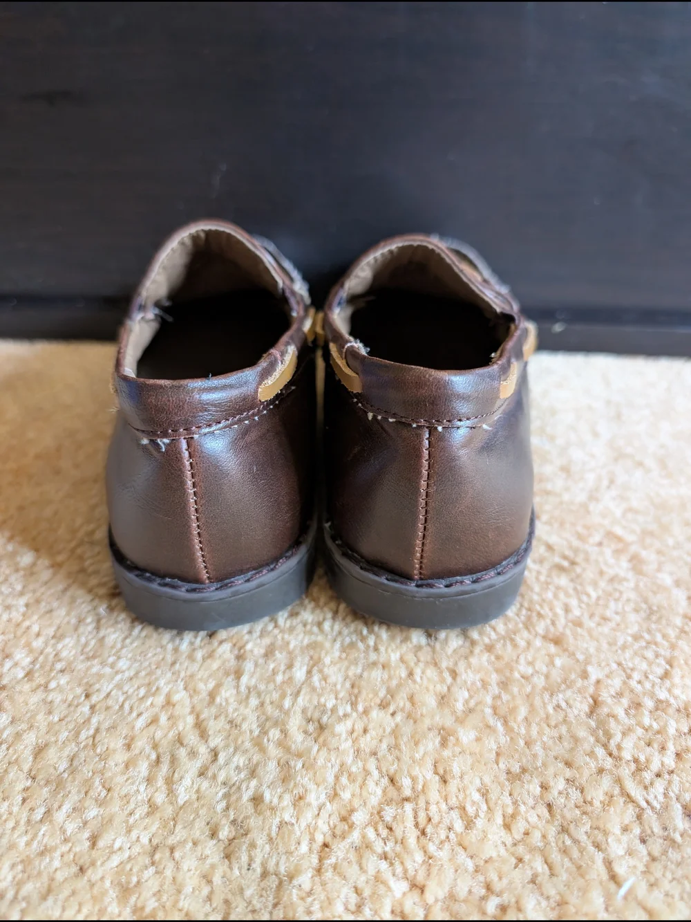 Kenneth Cole Reaction Flexy Rock Brown Slip-On Loafers 13Y